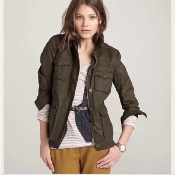 J. Crew Jackets & Blazers - J. Crew Washed & Aged Utility Jacket brown Small.